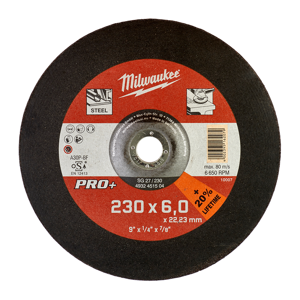 Brusna ploča za metal PRO+ 230x6mm