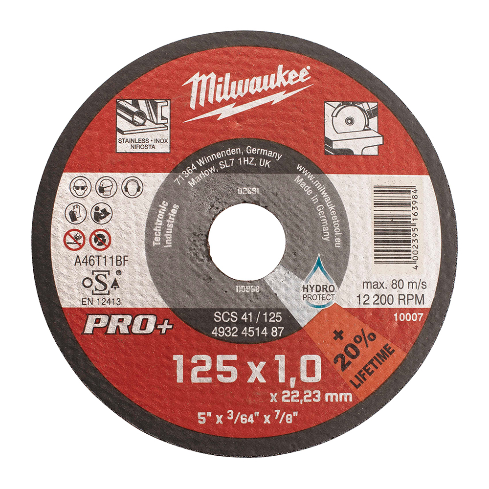 Tanka rezna ploča za metal PRO+ 125x1mm