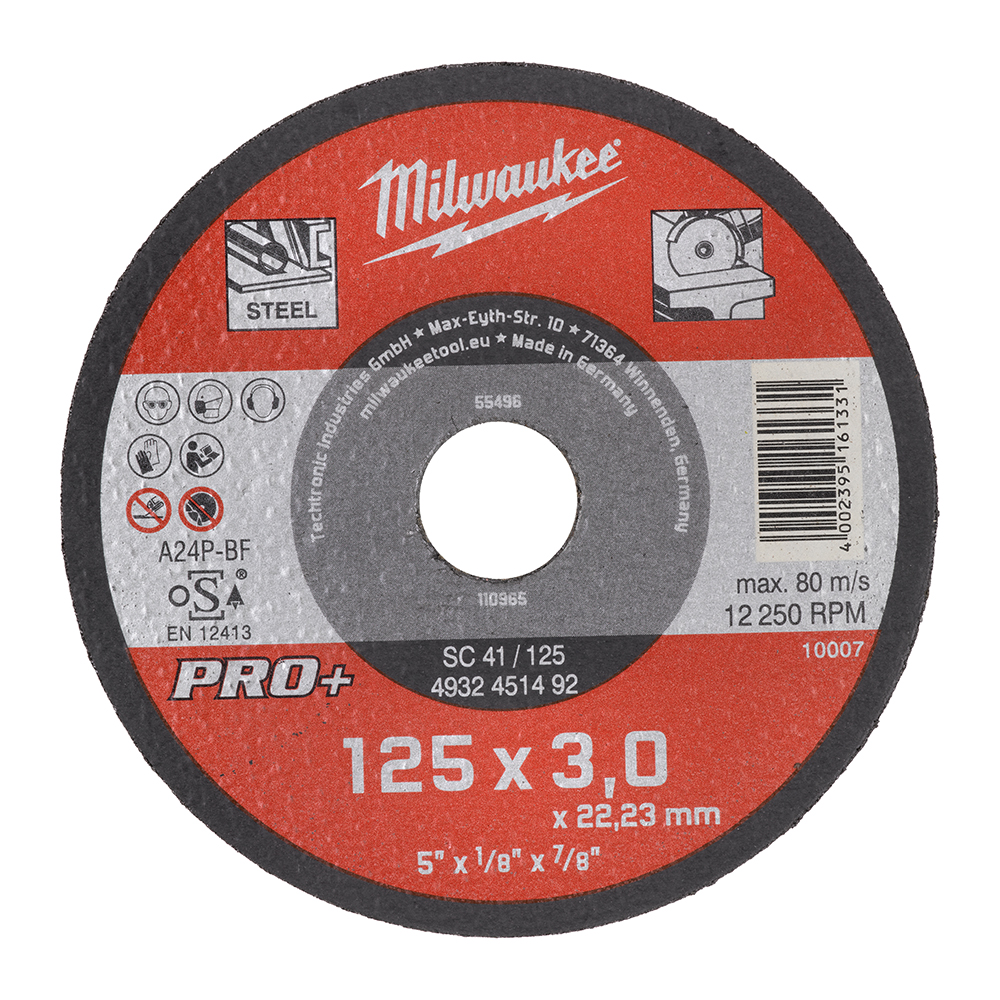 Tanka rezna ploča za metal PRO+ 125x3mm