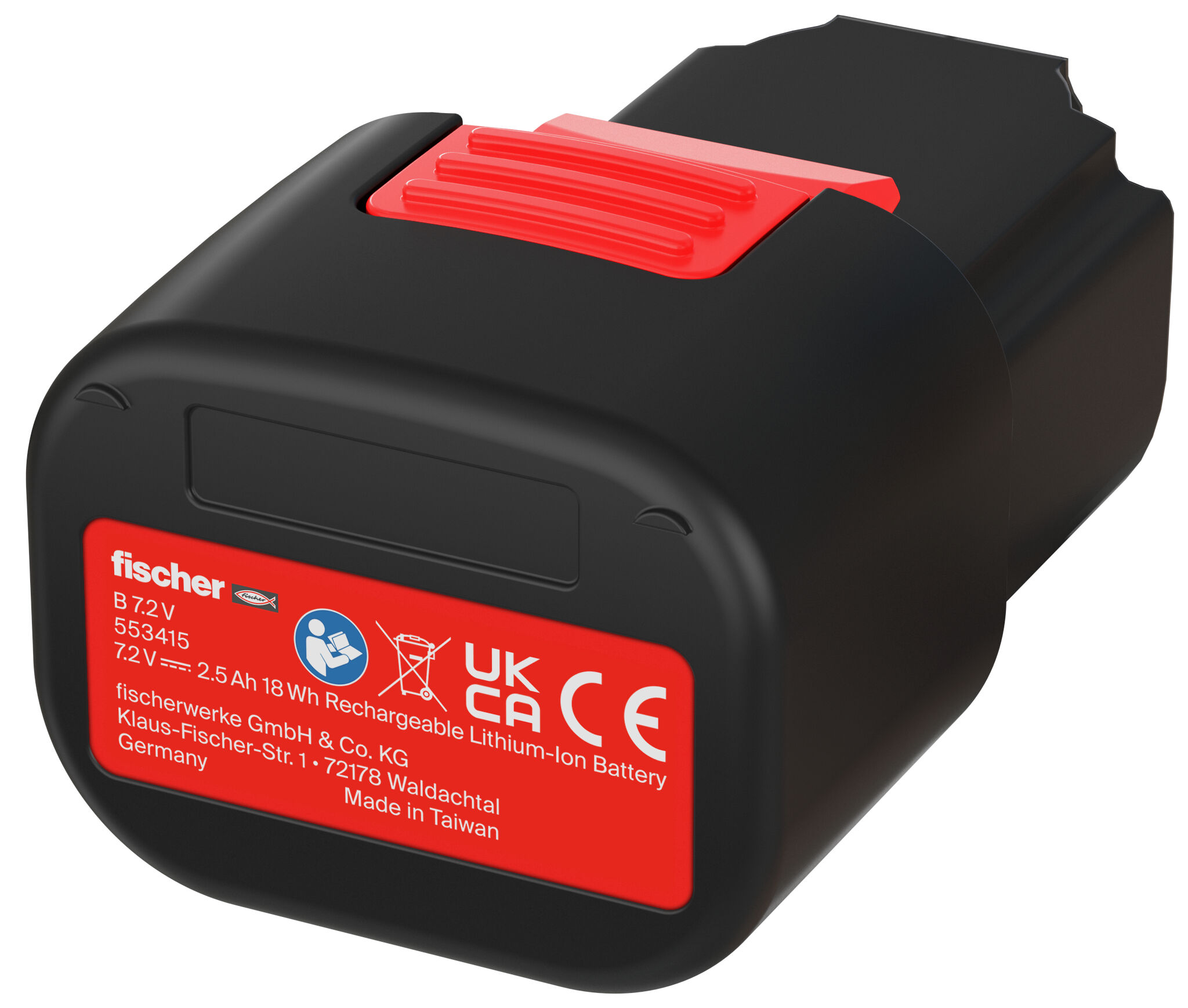 Li-ion battery FGC 100-B 7,2V 2,5Ah