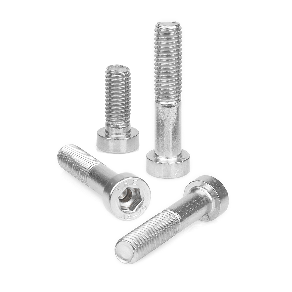 Hexagon socket head cap screw (low head) with centre DIN 6912, material A2 or A4